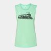 Bella + Canvas - Women's Flowy Scoop Muscle Tank - 8803 Thumbnail