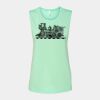 Bella + Canvas - Women's Flowy Scoop Muscle Tank - 8803 Thumbnail