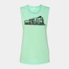 Bella + Canvas - Women's Flowy Scoop Muscle Tank - 8803 Thumbnail