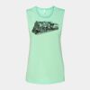 Bella + Canvas - Women's Flowy Scoop Muscle Tank - 8803 Thumbnail