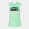 Bella + Canvas - Women's Flowy Scoop Muscle Tank - 8803 Thumbnail