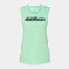 Bella + Canvas - Women's Flowy Scoop Muscle Tank - 8803 Thumbnail