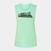 Bella + Canvas - Women's Flowy Scoop Muscle Tank - 8803 Thumbnail