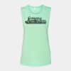 Bella + Canvas - Women's Flowy Scoop Muscle Tank - 8803 Thumbnail