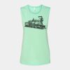 Bella + Canvas - Women's Flowy Scoop Muscle Tank - 8803 Thumbnail