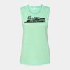 Bella + Canvas - Women's Flowy Scoop Muscle Tank - 8803 Thumbnail