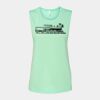 Bella + Canvas - Women's Flowy Scoop Muscle Tank - 8803 Thumbnail