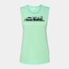 Bella + Canvas - Women's Flowy Scoop Muscle Tank - 8803 Thumbnail