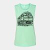 Bella + Canvas - Women's Flowy Scoop Muscle Tank - 8803 Thumbnail