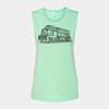 Bella + Canvas - Women's Flowy Scoop Muscle Tank - 8803 Thumbnail