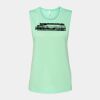 Bella + Canvas - Women's Flowy Scoop Muscle Tank - 8803 Thumbnail