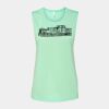 Bella + Canvas - Women's Flowy Scoop Muscle Tank - 8803 Thumbnail