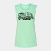 Bella + Canvas - Women's Flowy Scoop Muscle Tank - 8803 Thumbnail
