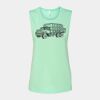 Bella + Canvas - Women's Flowy Scoop Muscle Tank - 8803 Thumbnail