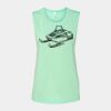 Bella + Canvas - Women's Flowy Scoop Muscle Tank - 8803 Thumbnail