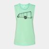 Bella + Canvas - Women's Flowy Scoop Muscle Tank - 8803 Thumbnail