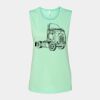 Bella + Canvas - Women's Flowy Scoop Muscle Tank - 8803 Thumbnail