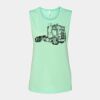 Bella + Canvas - Women's Flowy Scoop Muscle Tank - 8803 Thumbnail