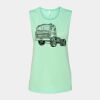 Bella + Canvas - Women's Flowy Scoop Muscle Tank - 8803 Thumbnail