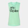 Bella + Canvas - Women's Flowy Scoop Muscle Tank - 8803 Thumbnail