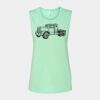 Bella + Canvas - Women's Flowy Scoop Muscle Tank - 8803 Thumbnail