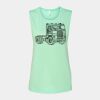 Bella + Canvas - Women's Flowy Scoop Muscle Tank - 8803 Thumbnail
