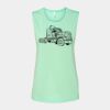 Bella + Canvas - Women's Flowy Scoop Muscle Tank - 8803 Thumbnail