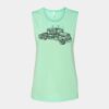 Bella + Canvas - Women's Flowy Scoop Muscle Tank - 8803 Thumbnail