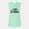 Bella + Canvas - Women's Flowy Scoop Muscle Tank - 8803 Thumbnail