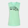 Bella + Canvas - Women's Flowy Scoop Muscle Tank - 8803 Thumbnail