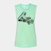 Bella + Canvas - Women's Flowy Scoop Muscle Tank - 8803 Thumbnail