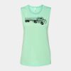 Bella + Canvas - Women's Flowy Scoop Muscle Tank - 8803 Thumbnail