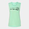 Bella + Canvas - Women's Flowy Scoop Muscle Tank - 8803 Thumbnail