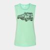 Bella + Canvas - Women's Flowy Scoop Muscle Tank - 8803 Thumbnail