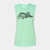 Bella + Canvas - Women's Flowy Scoop Muscle Tank - 8803 Thumbnail