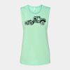 Bella + Canvas - Women's Flowy Scoop Muscle Tank - 8803 Thumbnail