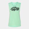 Bella + Canvas - Women's Flowy Scoop Muscle Tank - 8803 Thumbnail