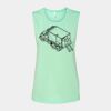 Bella + Canvas - Women's Flowy Scoop Muscle Tank - 8803 Thumbnail