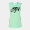 Bella + Canvas - Women's Flowy Scoop Muscle Tank - 8803 Thumbnail