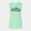 Bella + Canvas - Women's Flowy Scoop Muscle Tank - 8803 Thumbnail