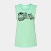 Bella + Canvas - Women's Flowy Scoop Muscle Tank - 8803 Thumbnail