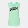 Bella + Canvas - Women's Flowy Scoop Muscle Tank - 8803 Thumbnail