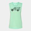 Bella + Canvas - Women's Flowy Scoop Muscle Tank - 8803 Thumbnail