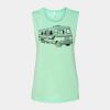 Bella + Canvas - Women's Flowy Scoop Muscle Tank - 8803 Thumbnail