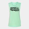 Bella + Canvas - Women's Flowy Scoop Muscle Tank - 8803 Thumbnail