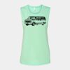 Bella + Canvas - Women's Flowy Scoop Muscle Tank - 8803 Thumbnail