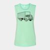 Bella + Canvas - Women's Flowy Scoop Muscle Tank - 8803 Thumbnail