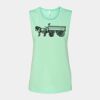 Bella + Canvas - Women's Flowy Scoop Muscle Tank - 8803 Thumbnail