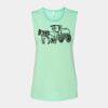 Bella + Canvas - Women's Flowy Scoop Muscle Tank - 8803 Thumbnail