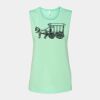 Bella + Canvas - Women's Flowy Scoop Muscle Tank - 8803 Thumbnail